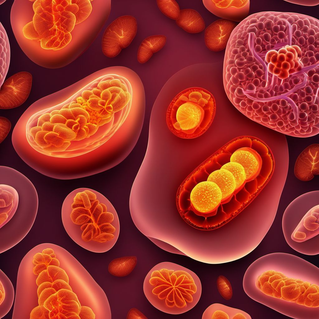 Cystic fibrosis with intestinal manifestations digital illustration