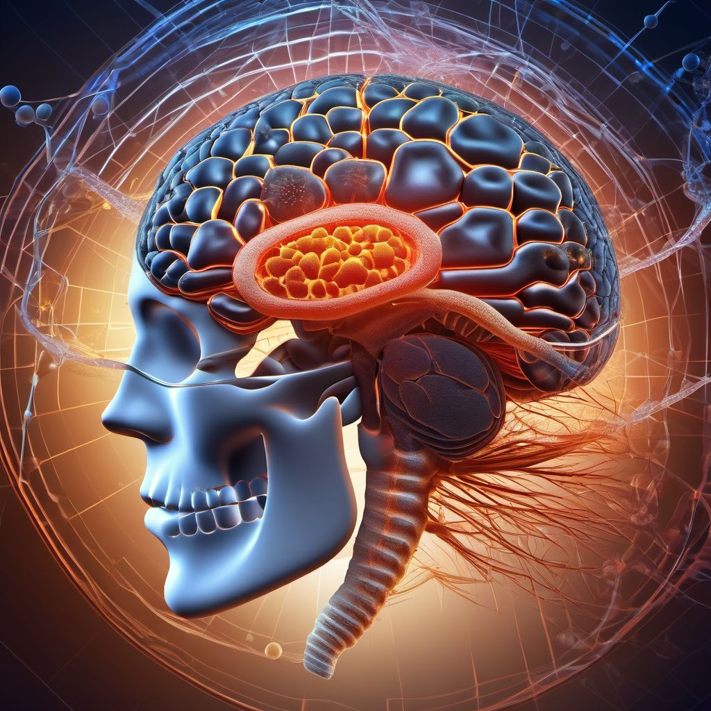 Postprocedural adrenocortical (-medullary) hypofunction digital illustration