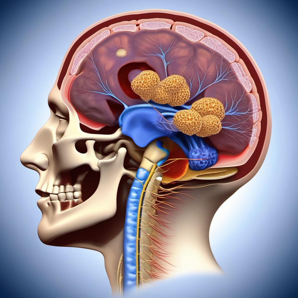 Intracranial and intraspinal abscess and granuloma digital illustration