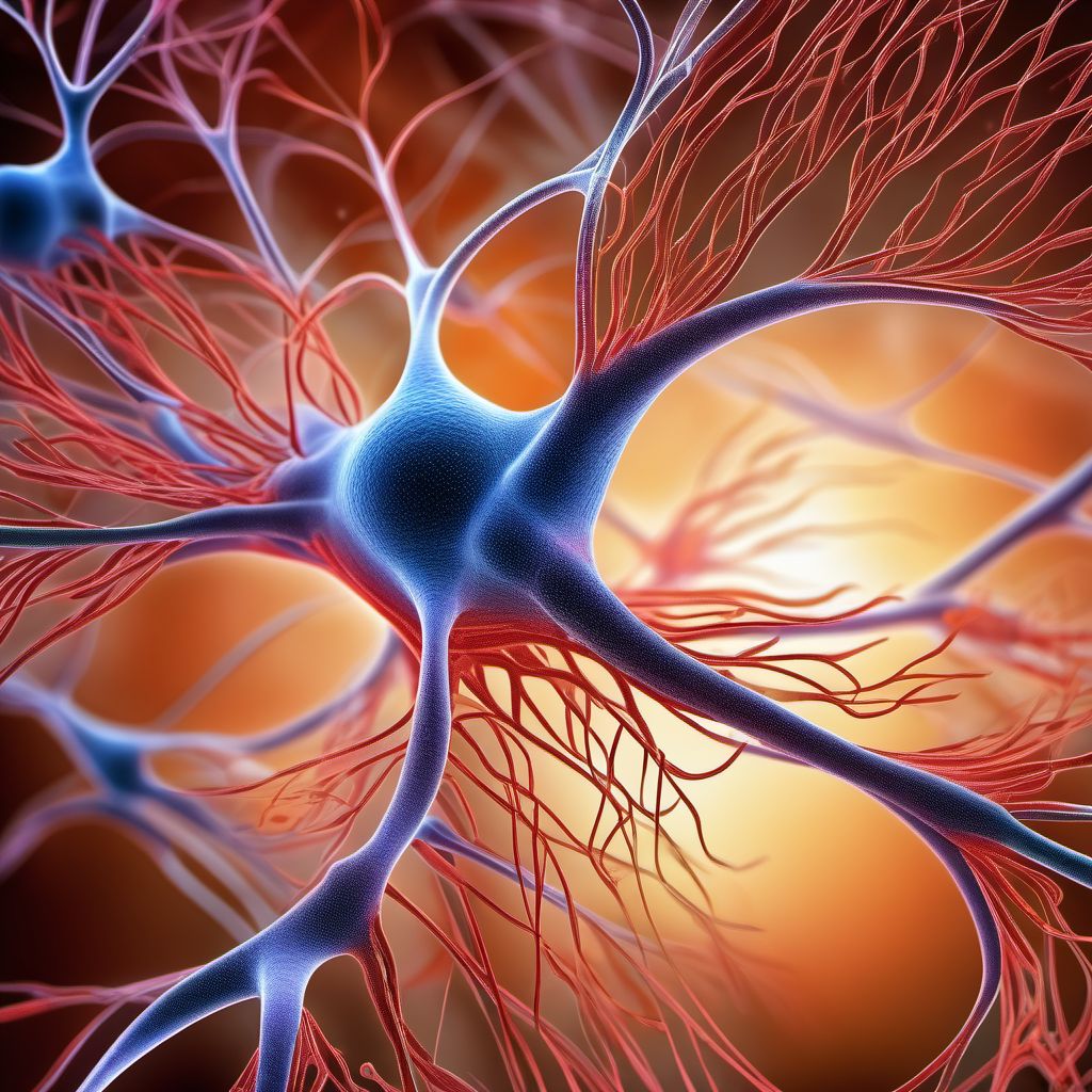 Motor neuron disease digital illustration