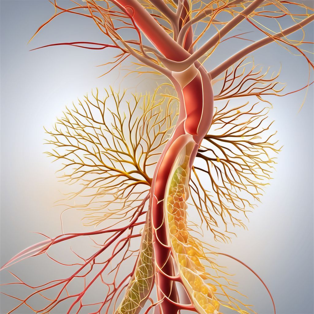 Nerve root and plexus disorders digital illustration