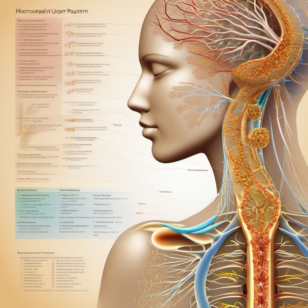 Mononeuropathies of upper limb digital illustration