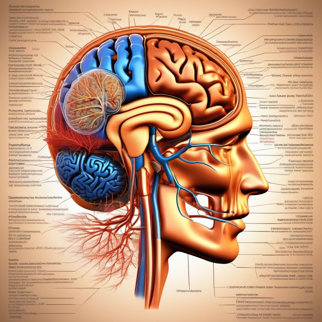 Other disorders of brain in diseases classified elsewhere digital illustration