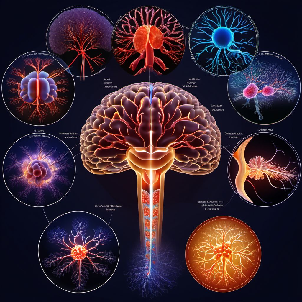 Other disorders of central nervous system digital illustration