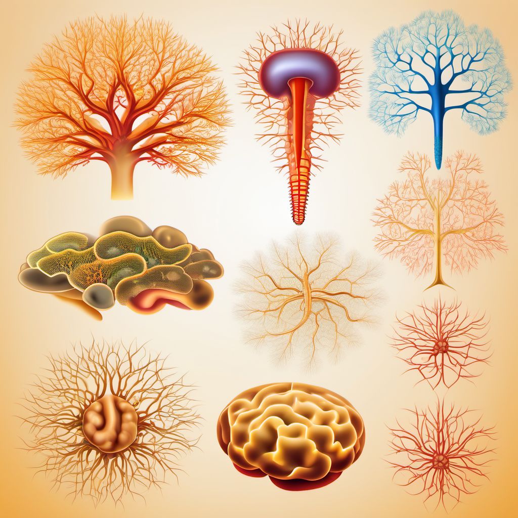 Other specified disorders of central nervous system digital illustration