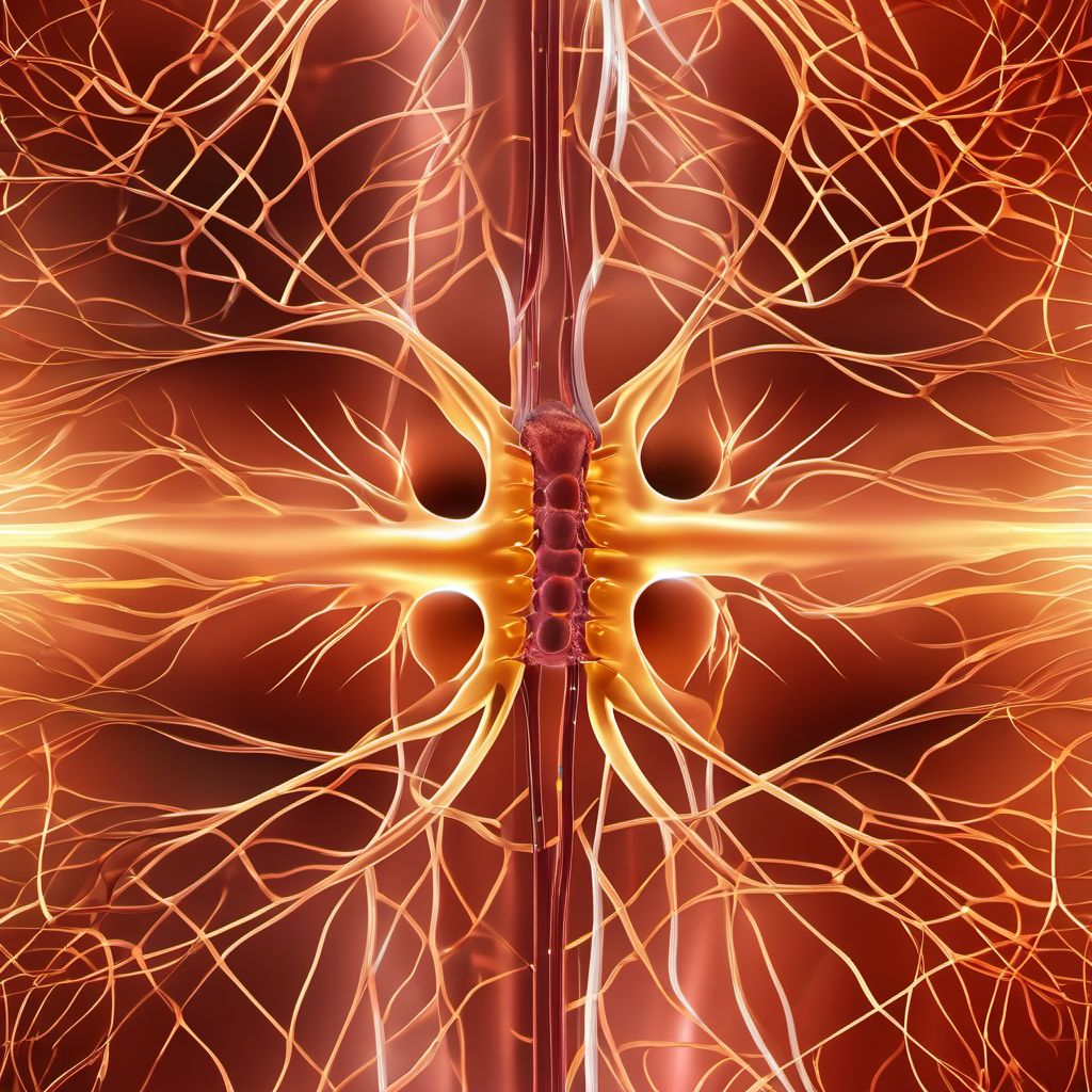 Other intraoperative and postprocedural complications and disorders of nervous system digital illustration