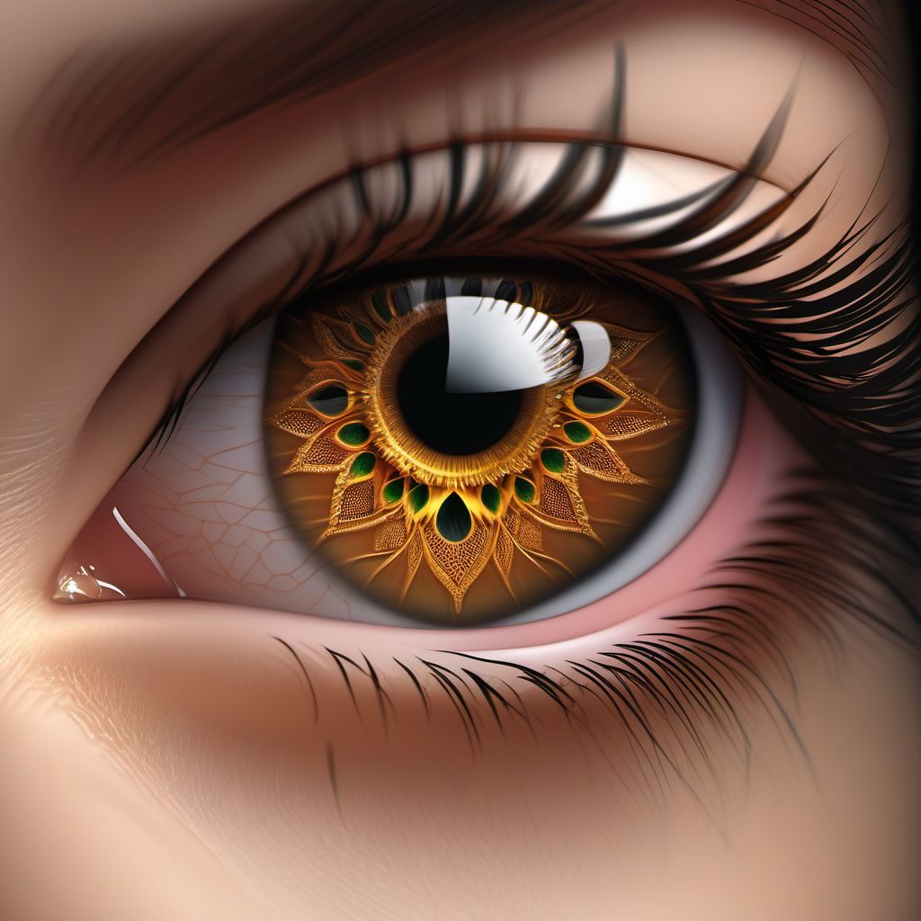 Other specified disorders of eyelid digital illustration