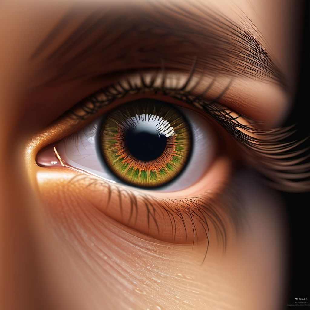 Other changes of lacrimal passages digital illustration