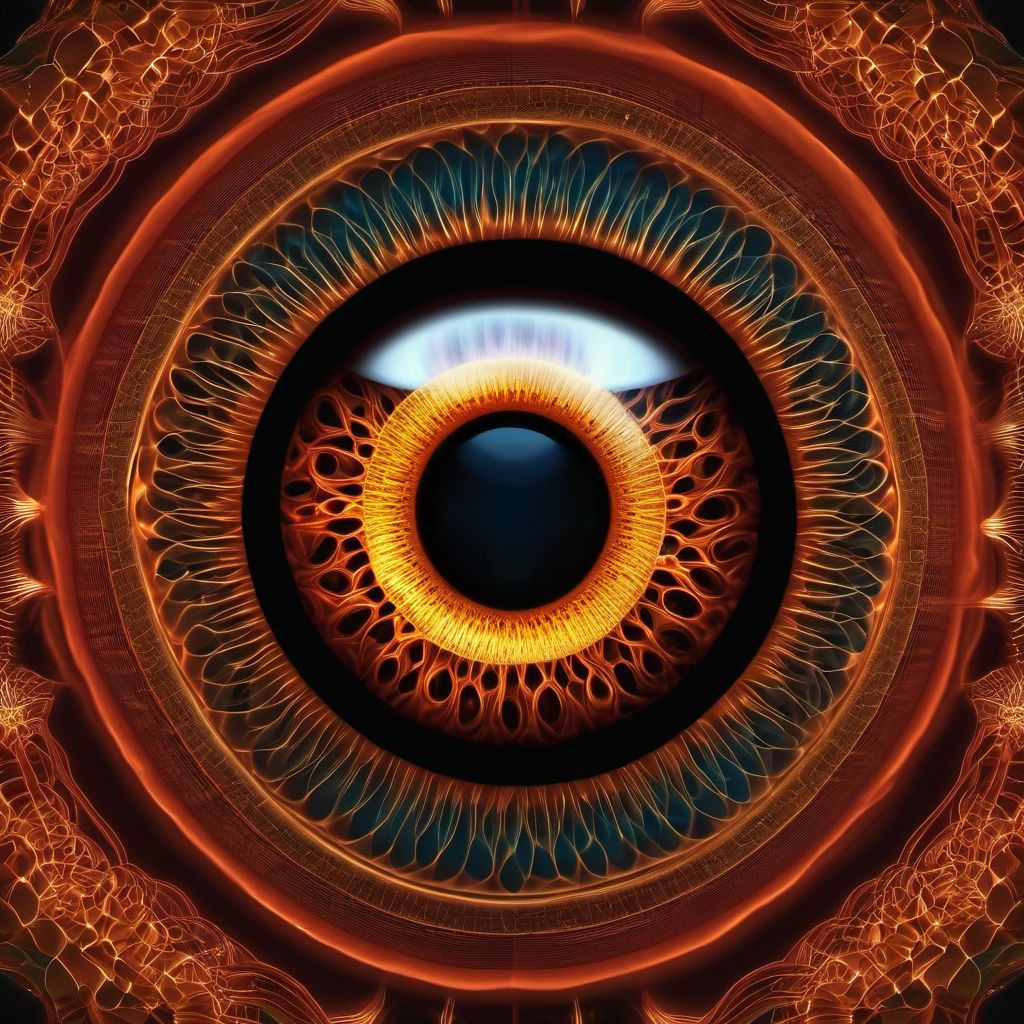 Pulsating exophthalmos digital illustration