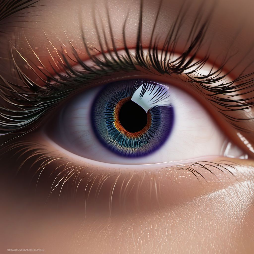 Other mucopurulent conjunctivitis digital illustration