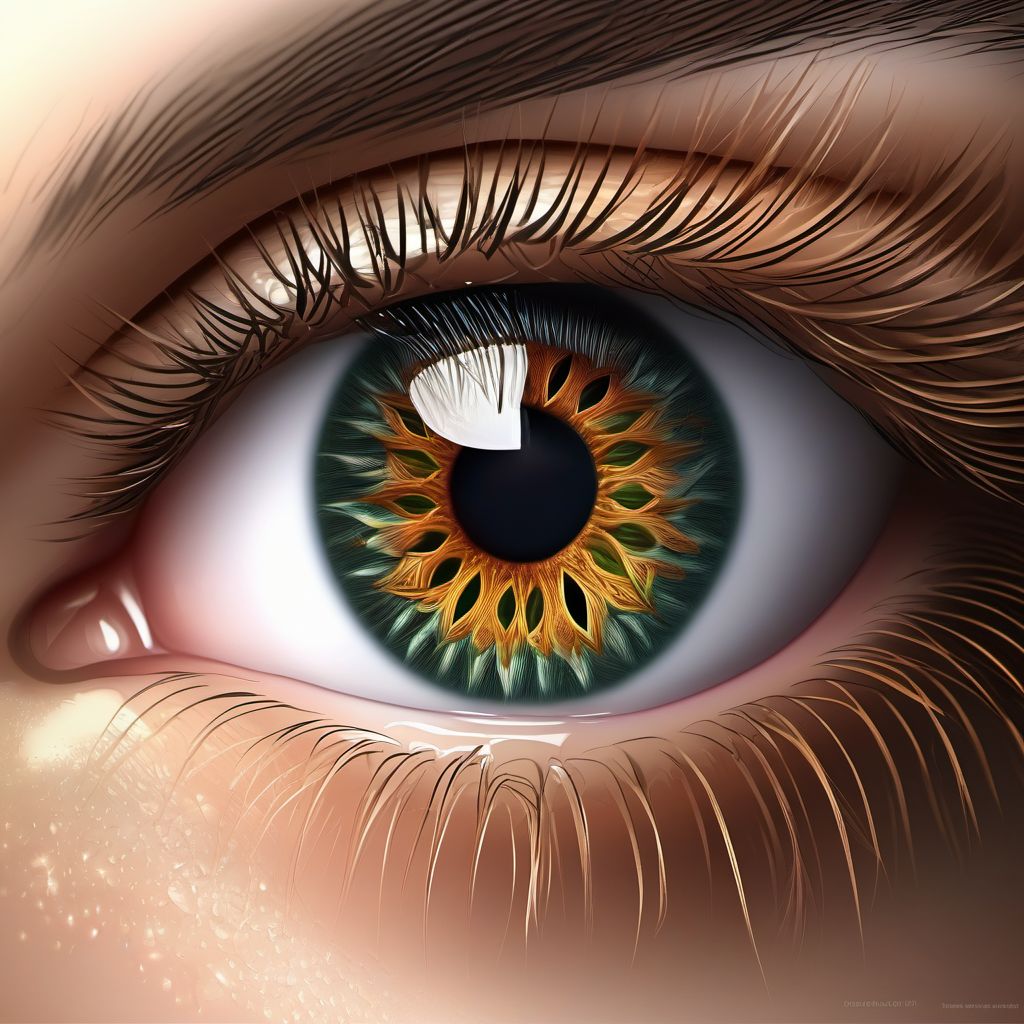 Other acute conjunctivitis digital illustration