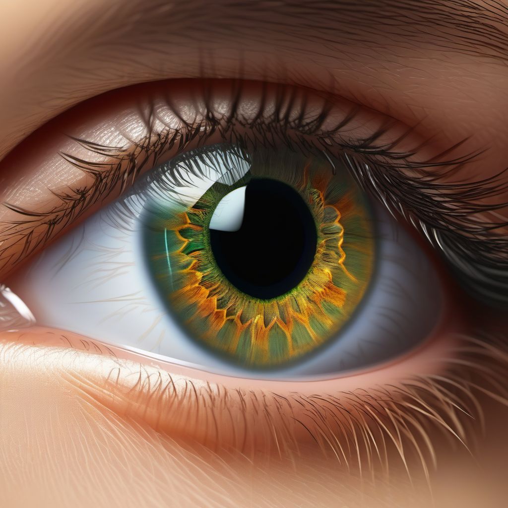 Other and unspecified superficial keratitis without conjunctivitis digital illustration