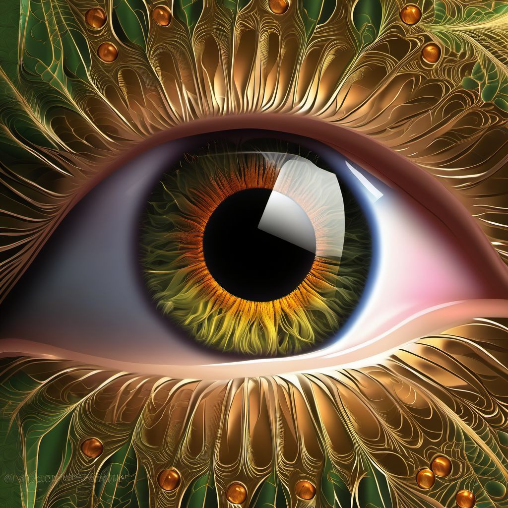 Unspecified keratoconjunctivitis digital illustration