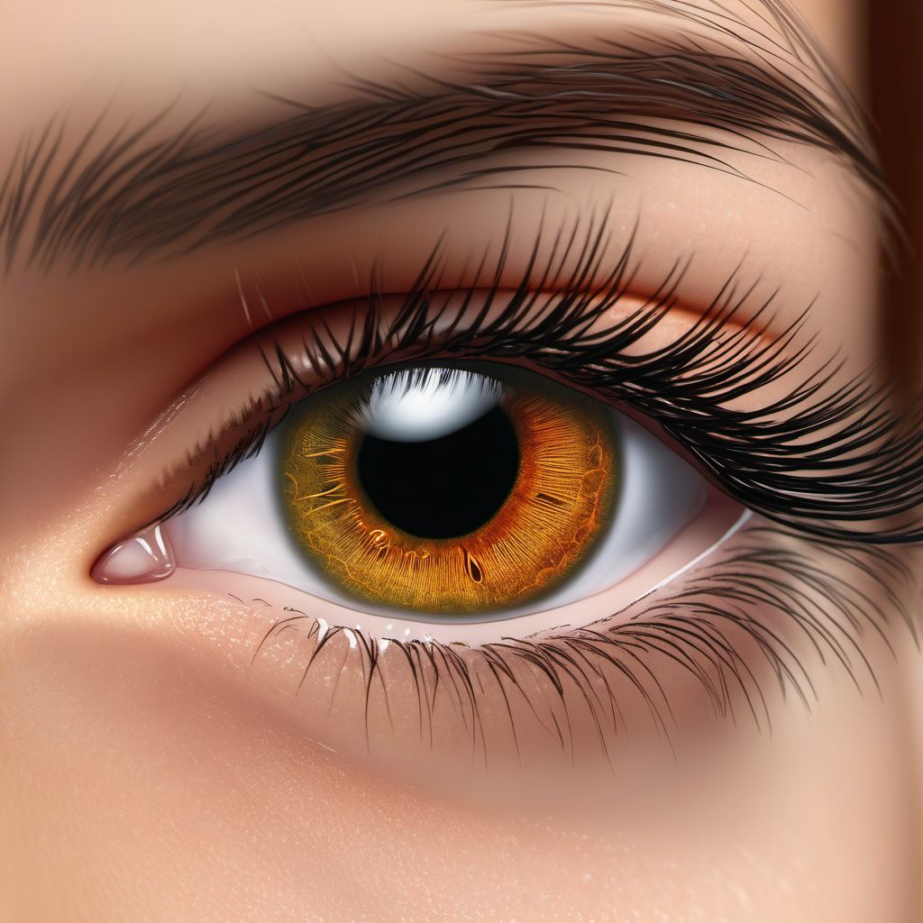 Keratoconjunctivitis sicca, not specified as Sjogren's digital illustration