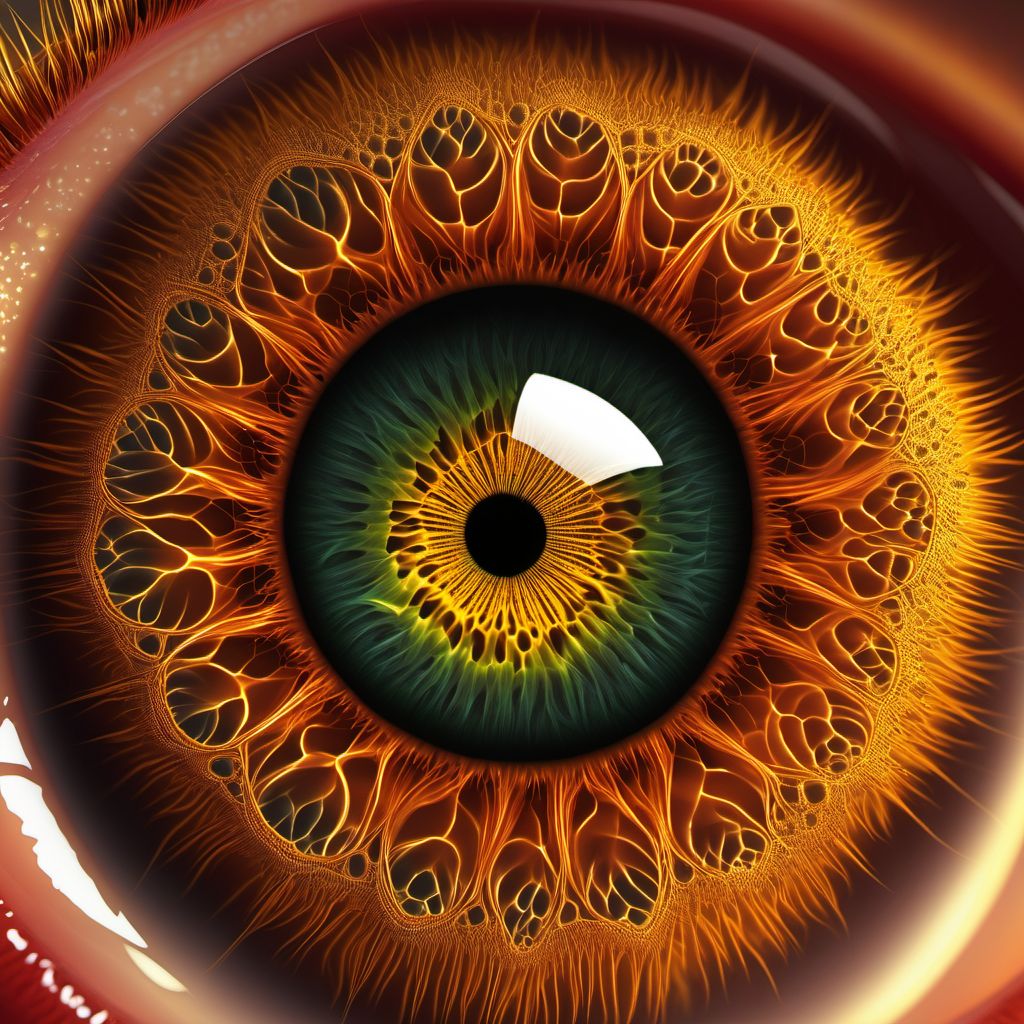 Other keratoconjunctivitis digital illustration