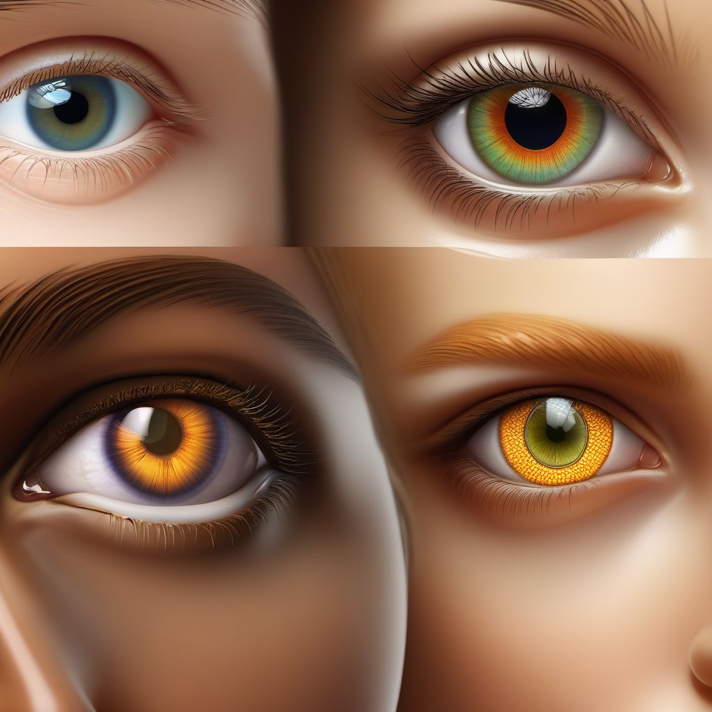 Other and unspecified corneal deformities digital illustration