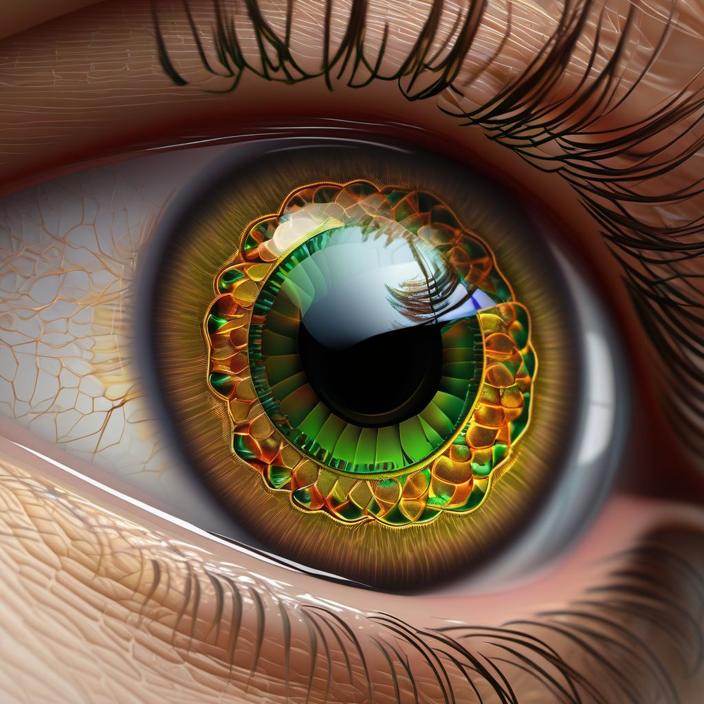 Other iridocyclitis digital illustration