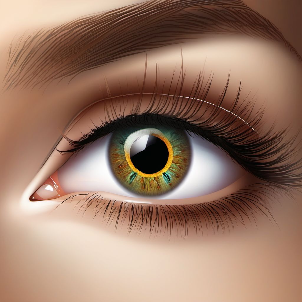 Pupillary abnormalities digital illustration