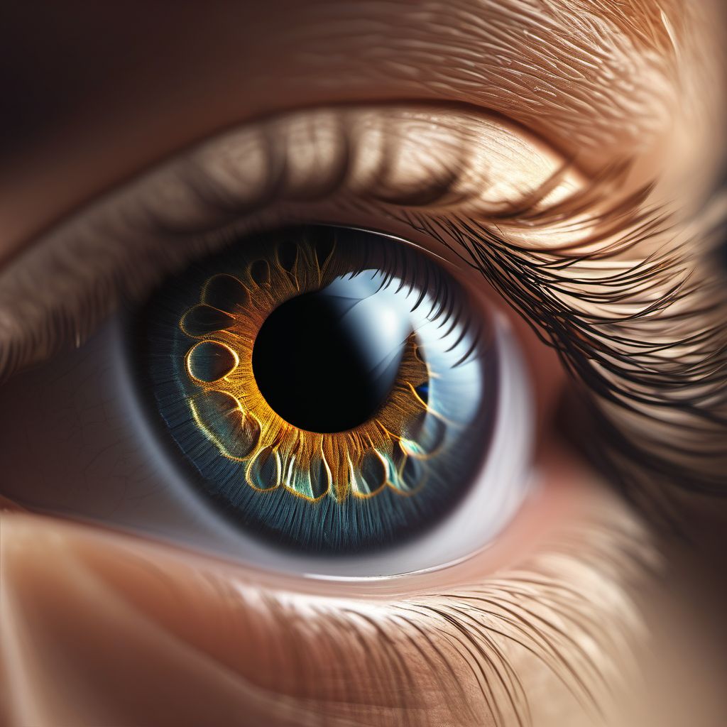 Unspecified age-related cataract digital illustration