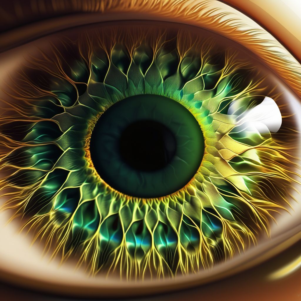 Unspecified cataract digital illustration