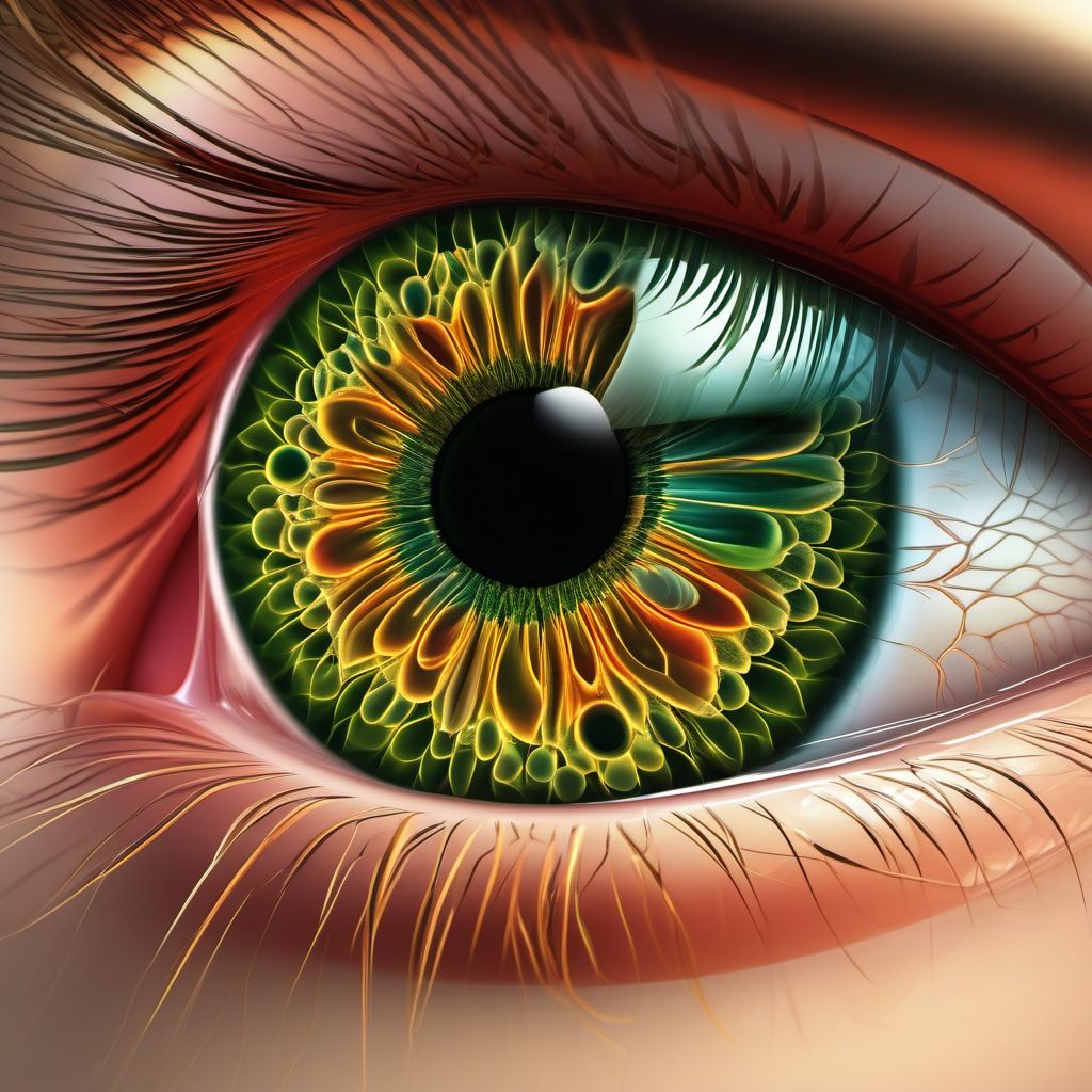 Other disorders of vitreous body digital illustration