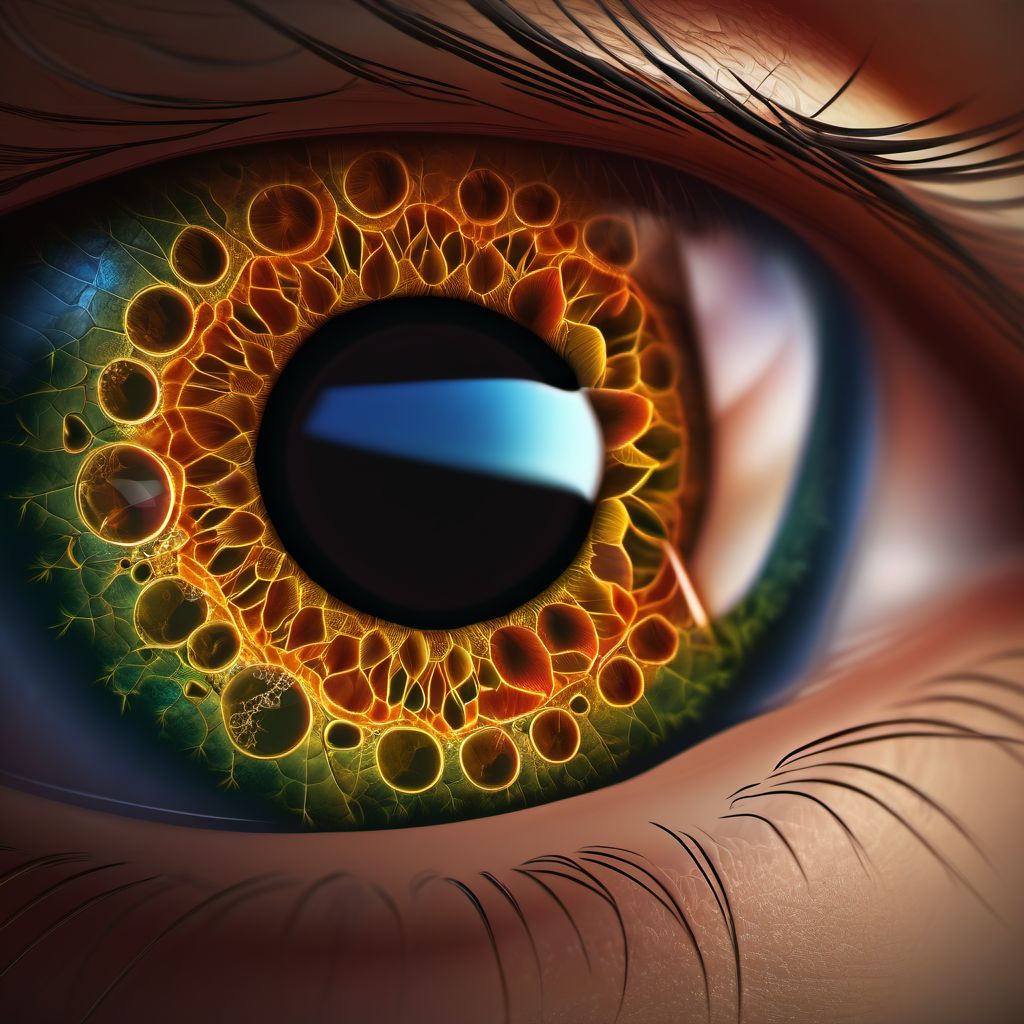 Panuveitis digital illustration