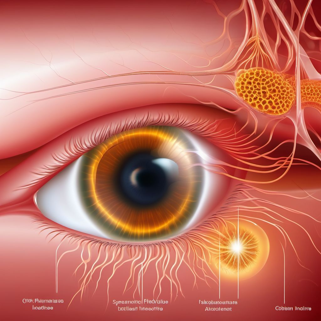 Disorders of optic nerve, not elsewhere classified digital illustration