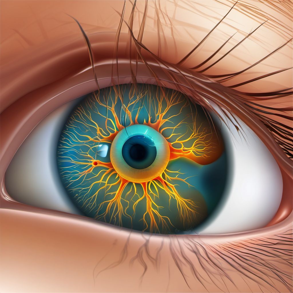 Other disorders of optic nerve, not elsewhere classified digital illustration