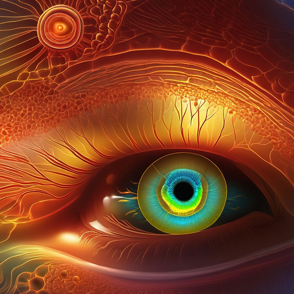 Other disorders of optic disc digital illustration