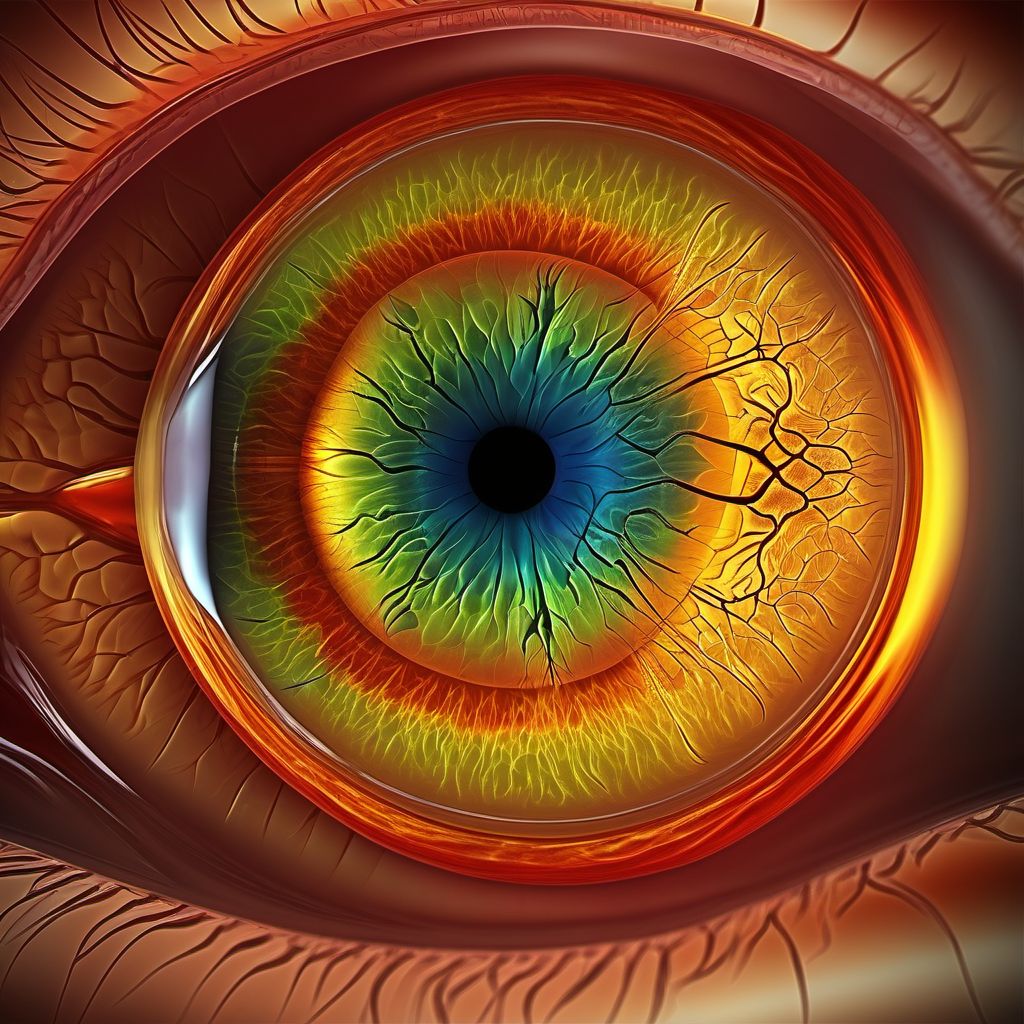 Other disorders of optic disc digital illustration