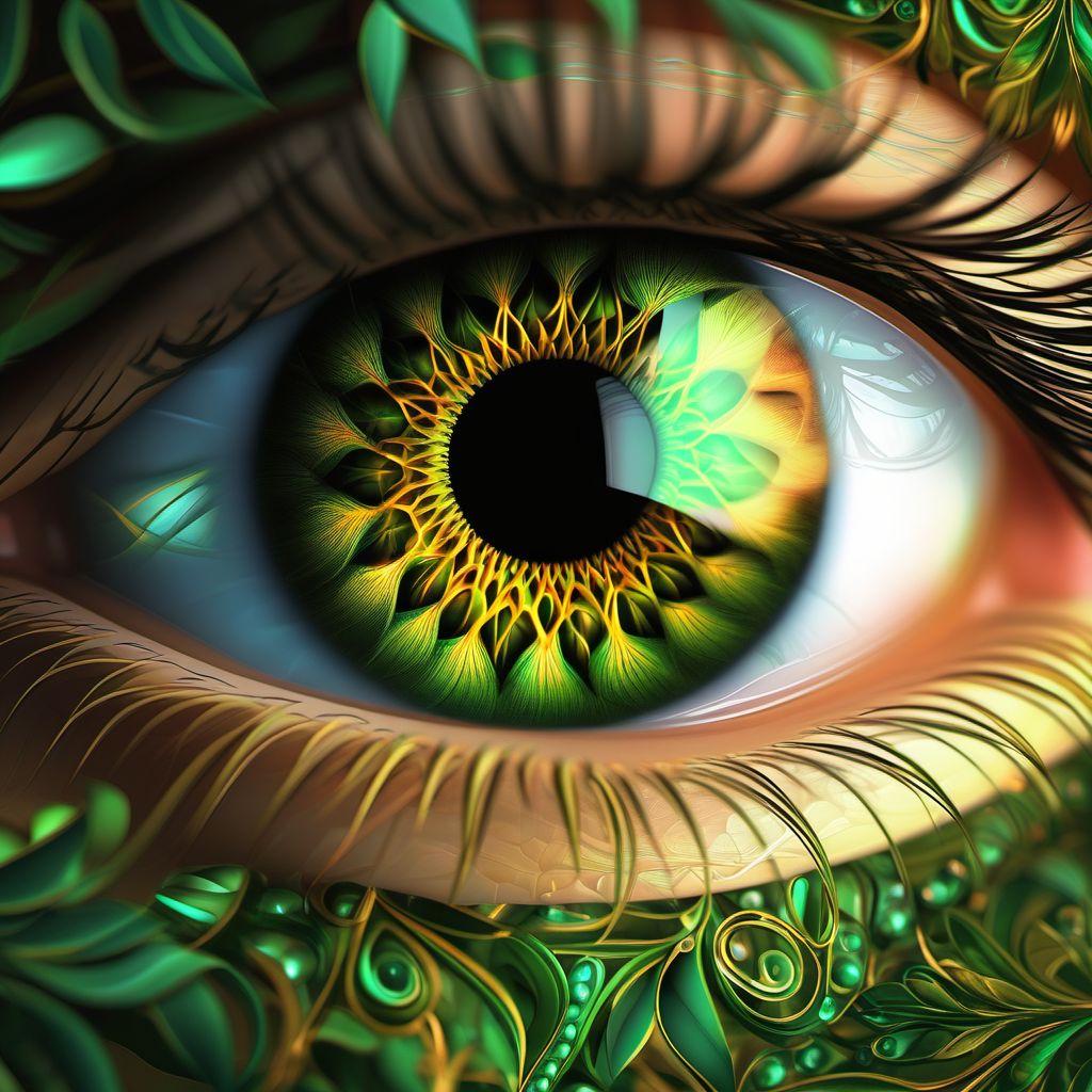 Unspecified astigmatism digital illustration