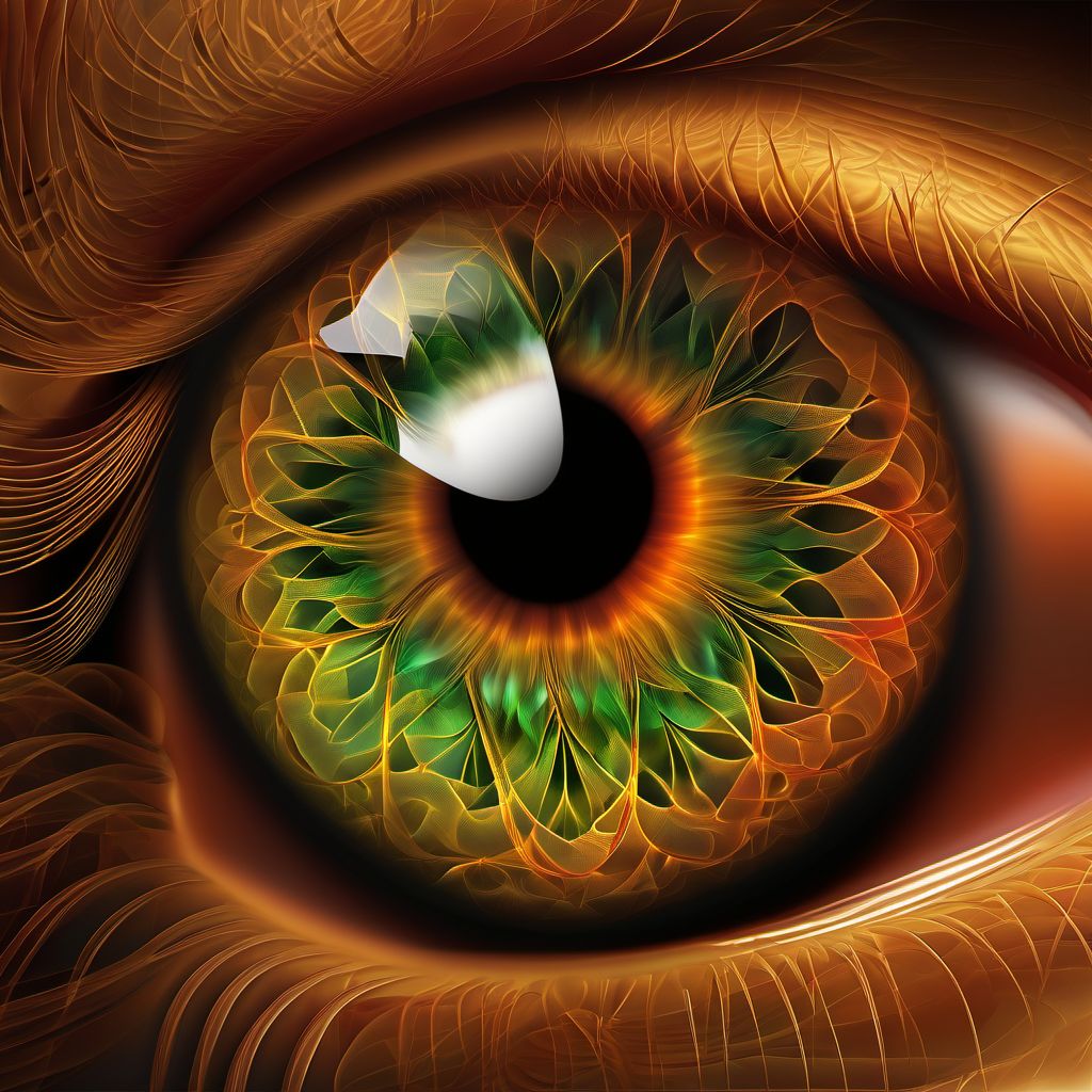 Nystagmus digital illustration