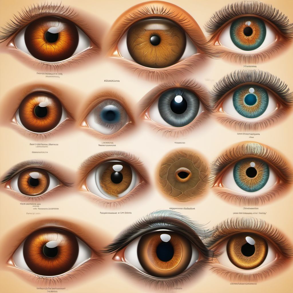 Other disorders of eye and adnexa digital illustration