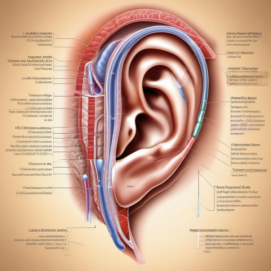 Other disorders of ear, not elsewhere classified digital illustration