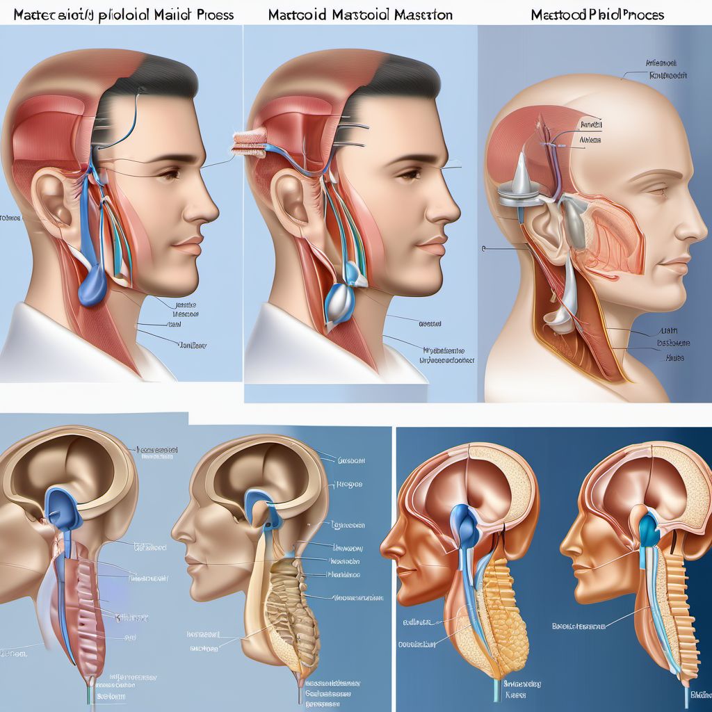 Other disorders of ear and mastoid process following mastoidectomy digital illustration