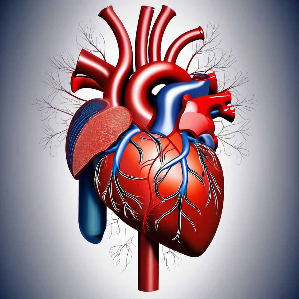 Angina pectoris digital illustration