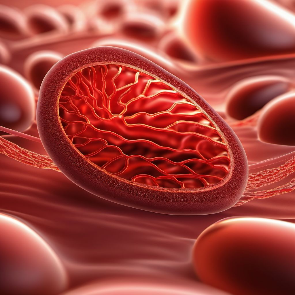 Coronary atherosclerosis due to lipid rich plaque digital illustration