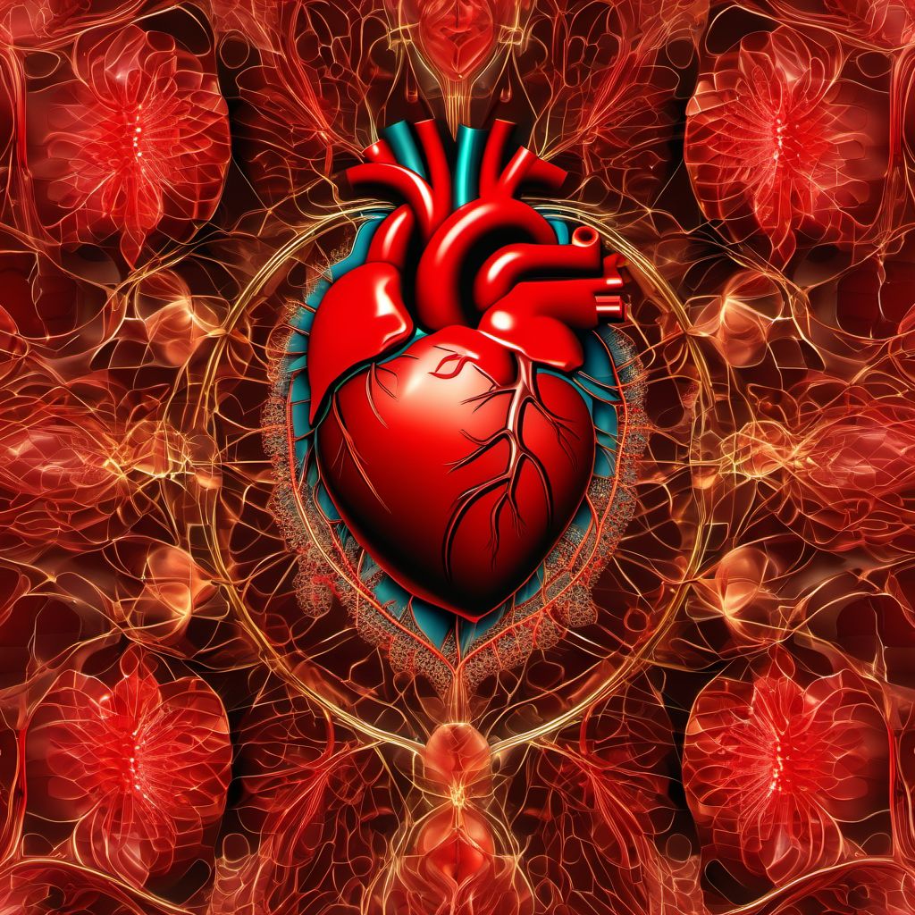 Chronic ischemic heart disease, unspecified digital illustration