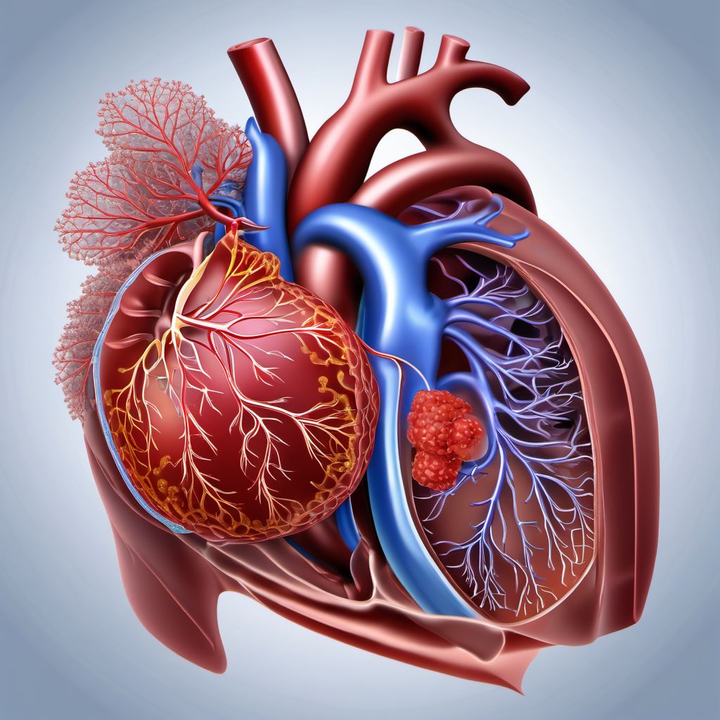 Other diseases of pulmonary vessels digital illustration