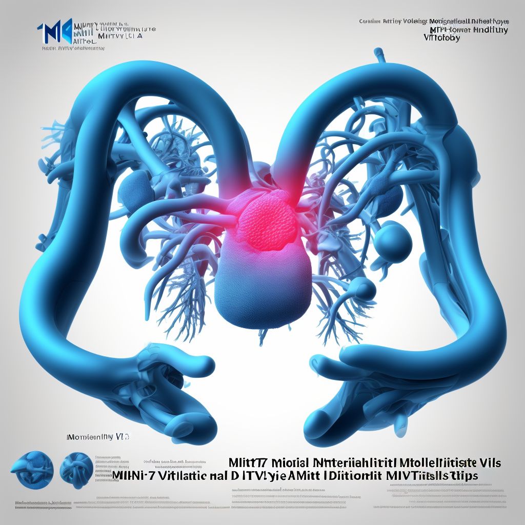 Nonrheumatic mitral valve disorders digital illustration