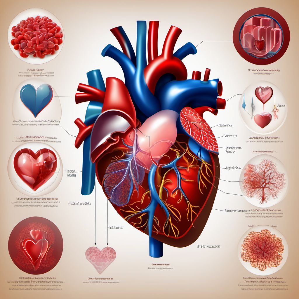 Cardiomyopathy digital illustration