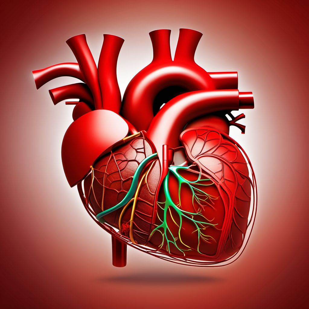 Other and unspecified atrioventricular block digital illustration