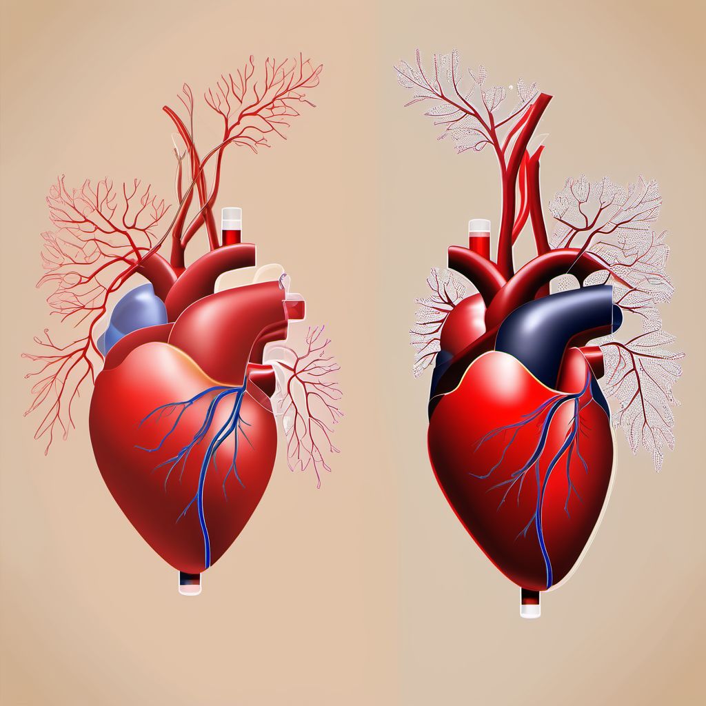 Left bundle-branch block, unspecified digital illustration