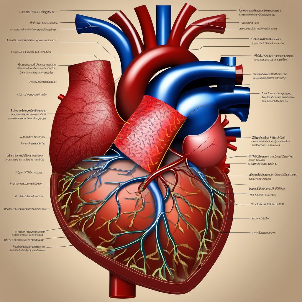 Other and unspecified right bundle-branch block digital illustration