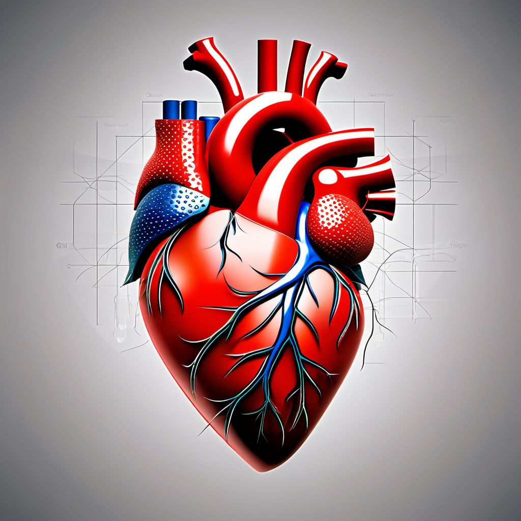 Other specified heart block digital illustration