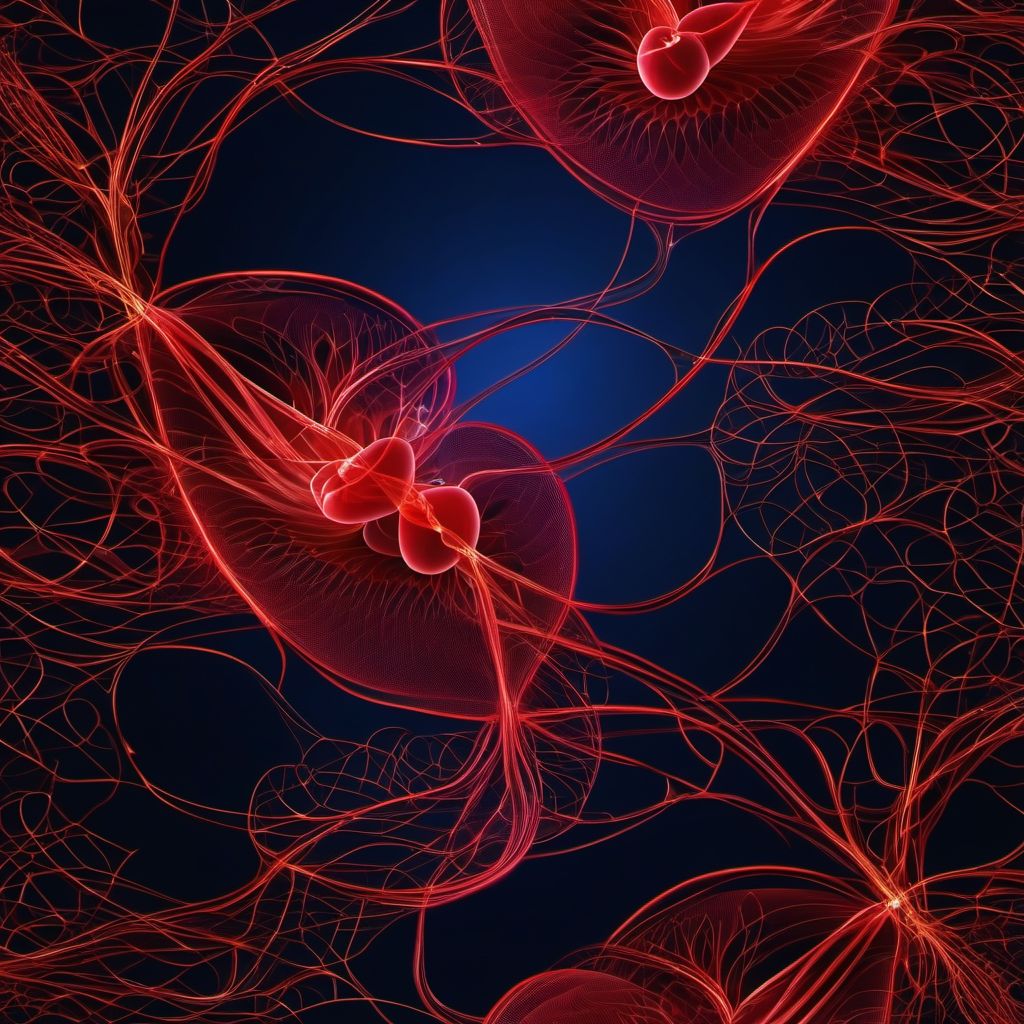 Unspecified atrial fibrillation and atrial flutter digital illustration