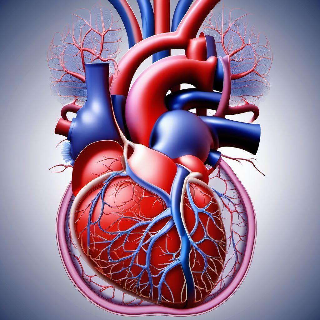 Junctional premature depolarization digital illustration