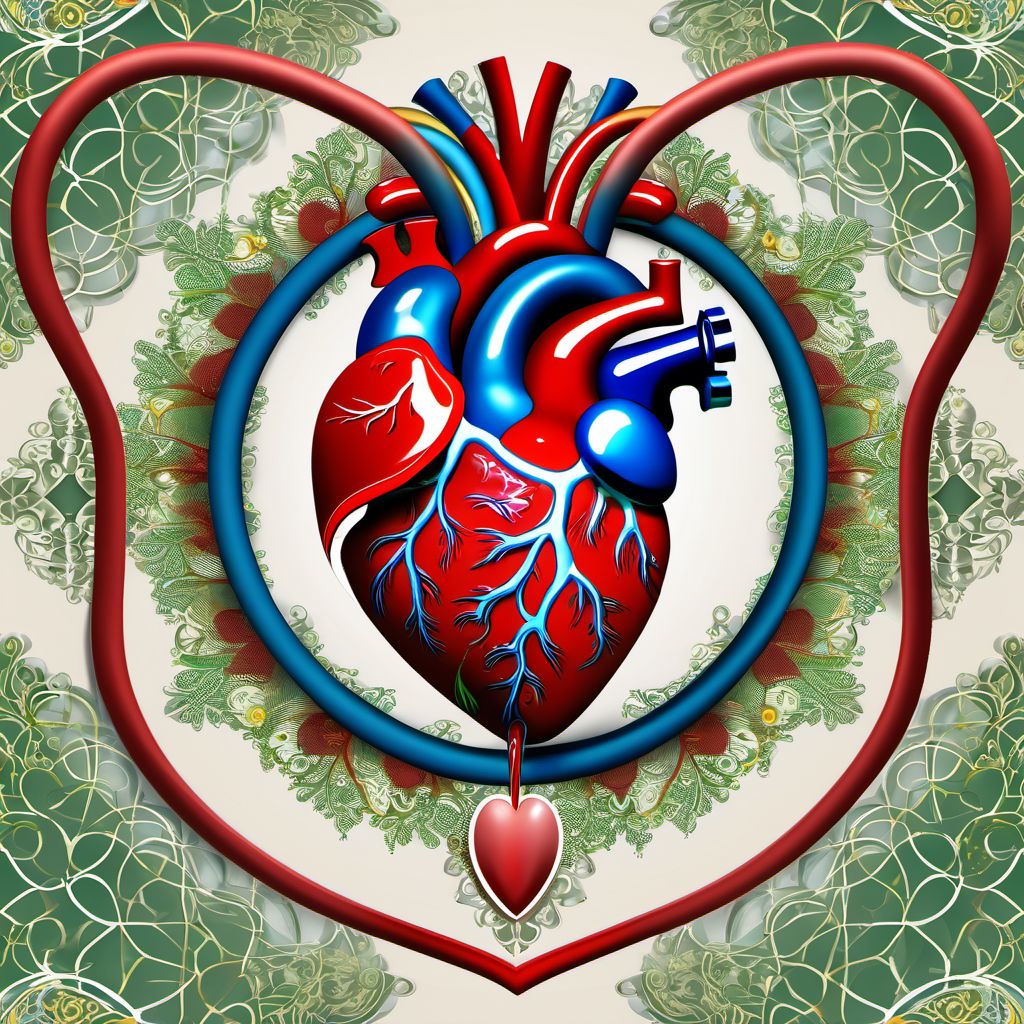 Other ill-defined heart diseases digital illustration