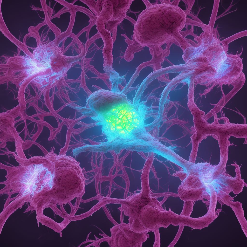 Nontraumatic subarachnoid hemorrhage from other intracranial arteries digital illustration