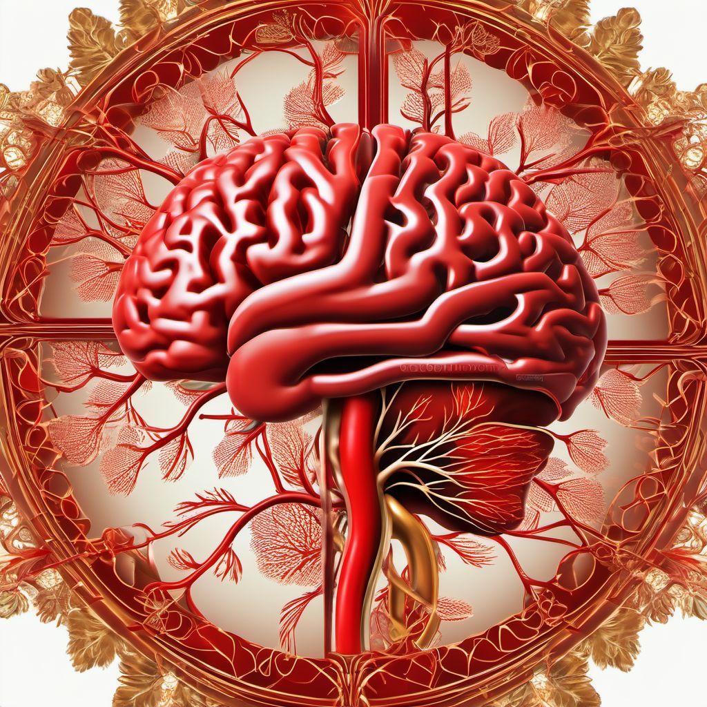 Other cerebrovascular diseases digital illustration